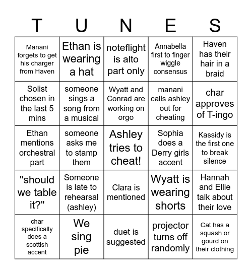 Ashley Will Win Or Will Cheat! Bingo Card