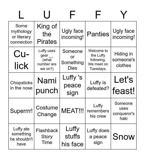 Island of Women Bingo Card Bingo Card