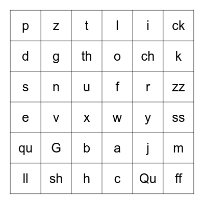 ABC Bingo! Bingo Card