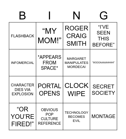 REGULAR BINGO Card