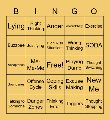 USS CBT Review BINGO Card