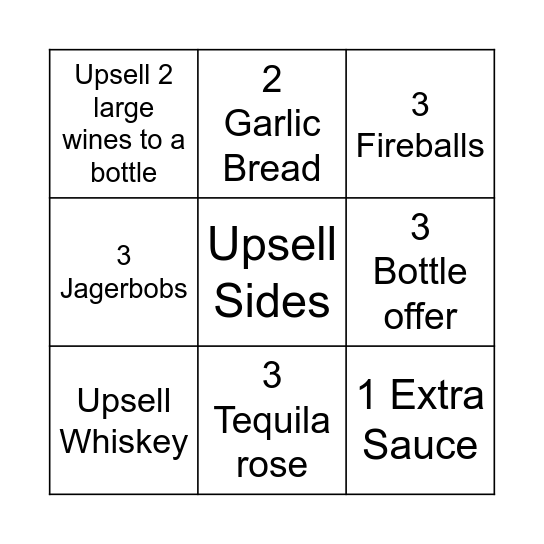 Birchgrove Bingo Card