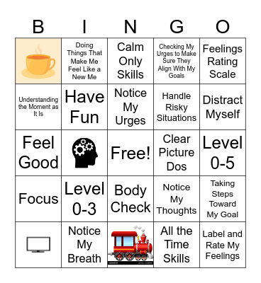 Skills System Bingo Card
