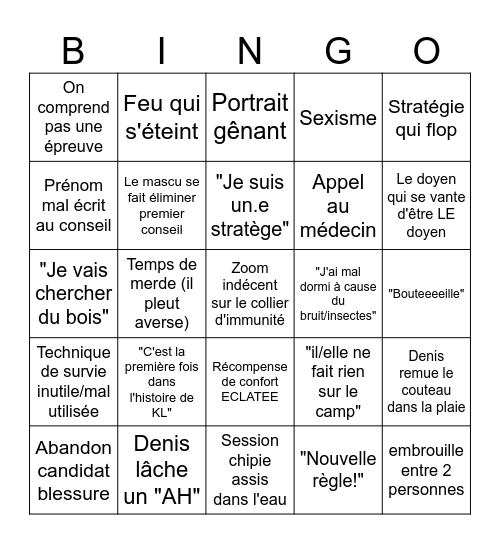 Bingo KL 2026 Bingo Card