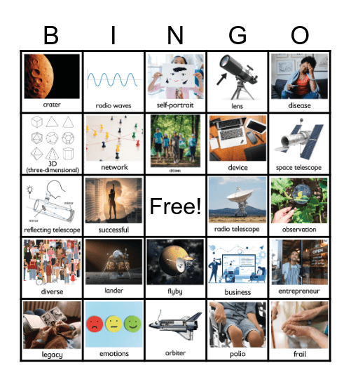 Unit 59- Frida Kahlo Bingo Card