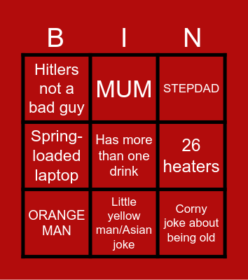 Mr Egans Hass class Bingo Card