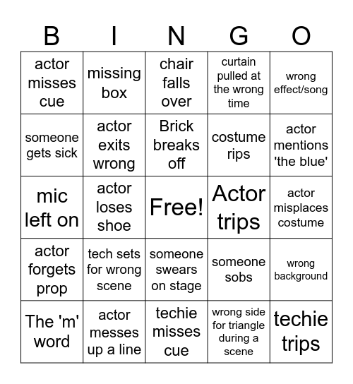 TECH BINGO Card