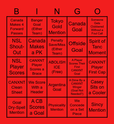 CANXNT WATCH PART-EH Bingo Card