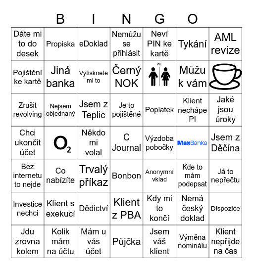 Creditas Bingo Card