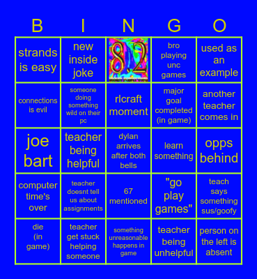 computer sciencre Bingo Card