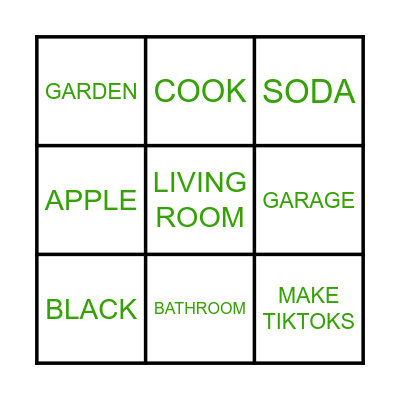REVISION Bingo Card