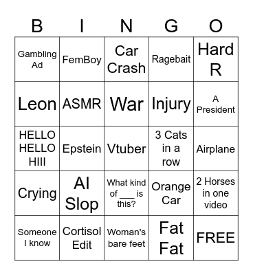 IG BINGO 04/03/2026 Bingo Card