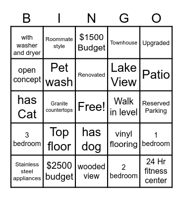 The Need-to-Lead Bingo Card