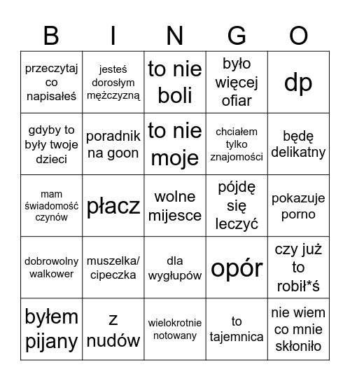 ECPU bingo - PMTXD Bingo Card