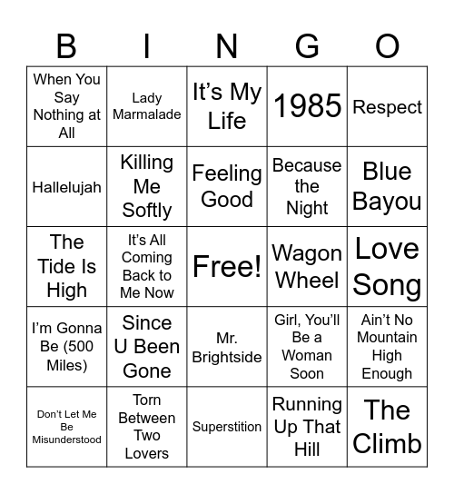 Not My First Time - Set 2 Bingo Card