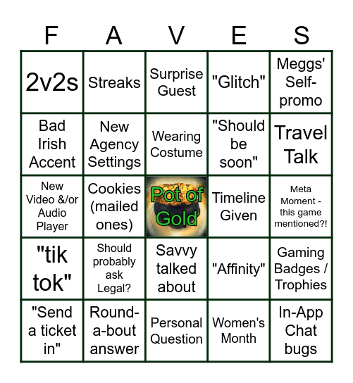 Witty Wednesday Bingo! Bingo Card