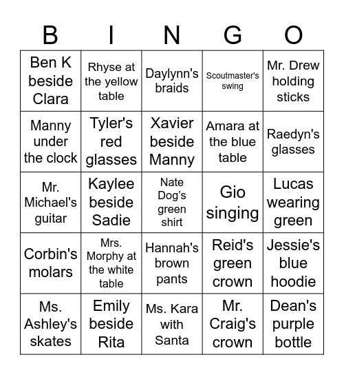 Scouting Through the Years 2 Bingo Card