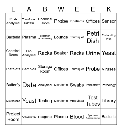 Let's Play BINGO for Bingo Card