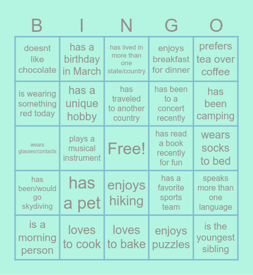 Employee Appreciation Day 2026 Bingo Card