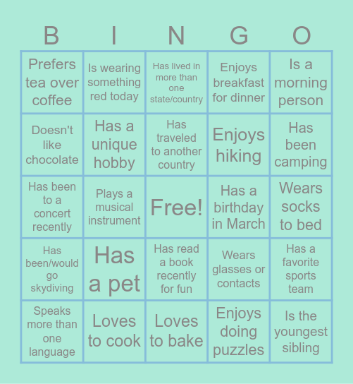 Employee Appreciation Day 2026 Bingo Card