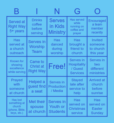 MVP Bingo Card
