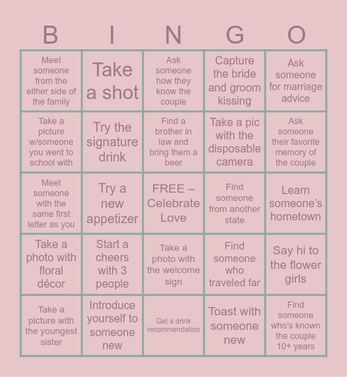 AmberWon(g)TheMasteLOTTO Bingo Card