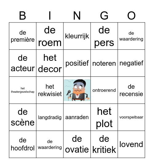 Plankenkoorts Bingo Card