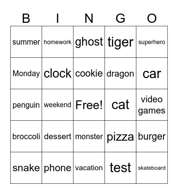 Rhetorical Device Practice Bingo Card
