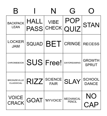 Bingo Loco Bingo Card