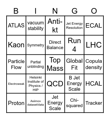 Mikaels thesis bingo Card