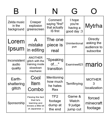 PKBeats Bingo :D Bingo Card
