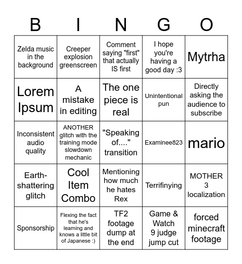 PKBeats Bingo :D Bingo Card