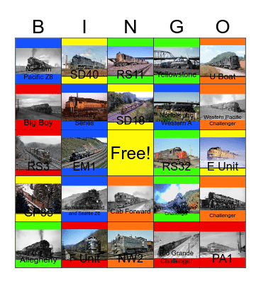 Articulated Engines that I would like to design one day Bingo Card