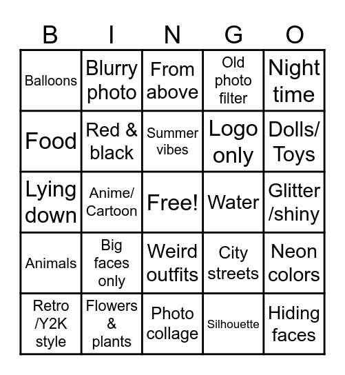 Kpop Album Covers Bingo Card