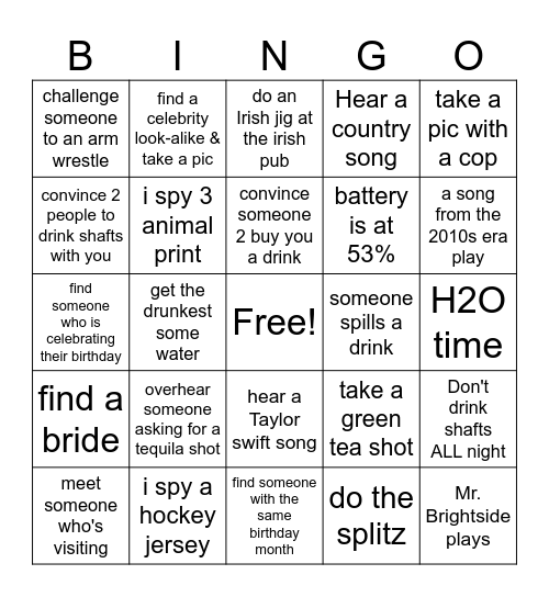 Pics or it didn't happen! Bingo Card