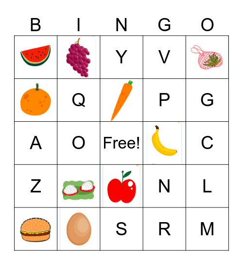 PU starter w1 Bingo Card