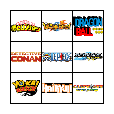 Bingo Musical - Japón Bingo Card