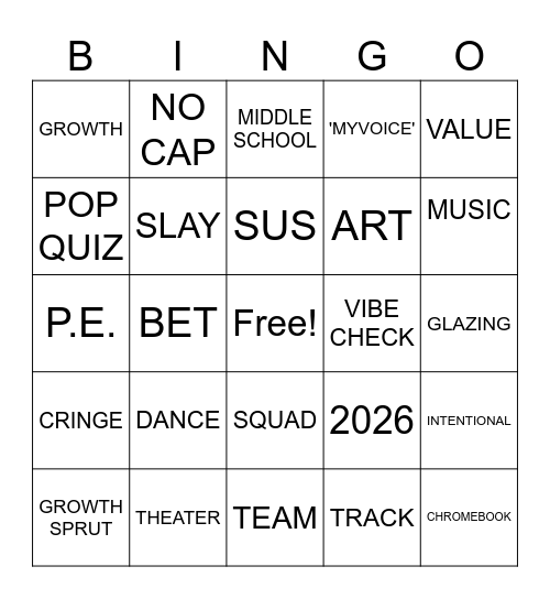 BINGO LOCO Bingo Card