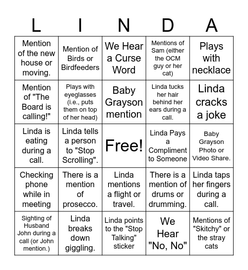 Bastoni Bingo Card