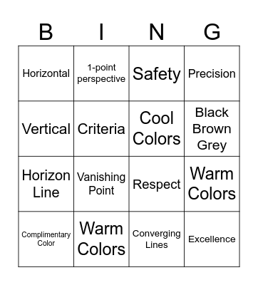 Bing Bing Bing Bingo Card