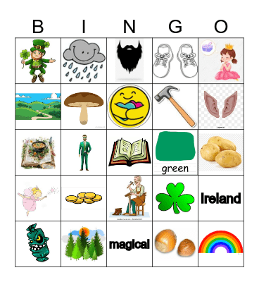 St Patrick Bingo Card