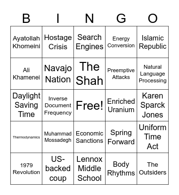 CNN 10 3/6/26 Bingo Card