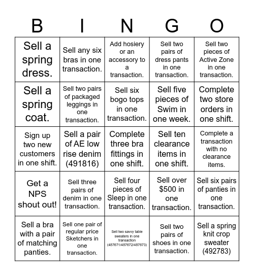 PENN Bingo!!! Bingo Card