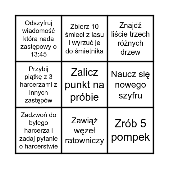 Ba-Ba-Ba-BINGO! Bingo Card