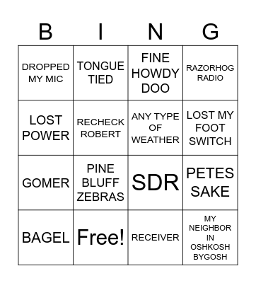 3RD PERIOD BINGO Card