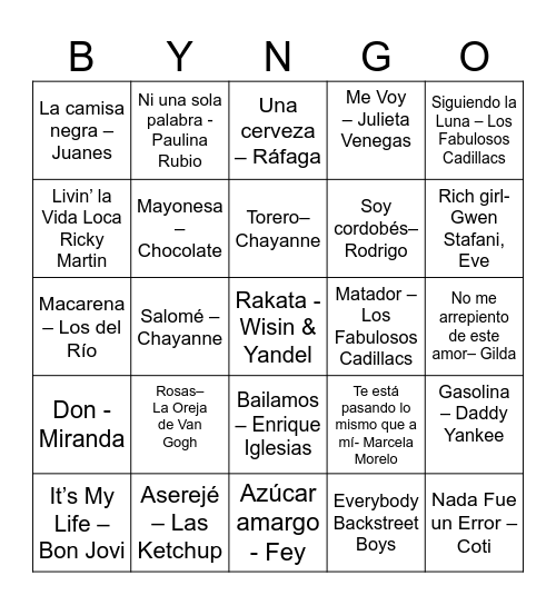 🪩 40 de mayo 🎉 Bingo Card