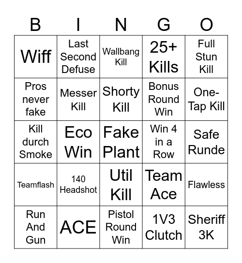 RV Watchparty Bingo Card