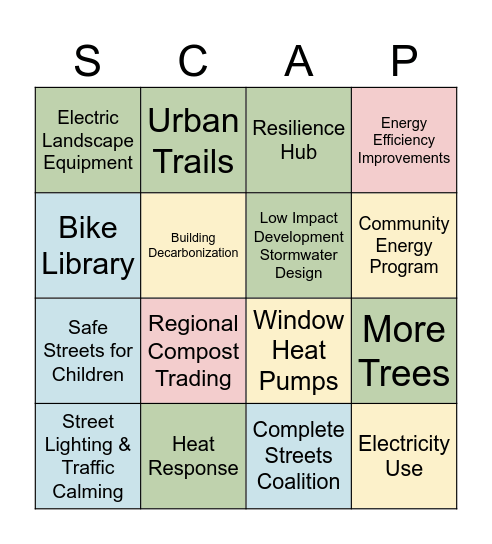 Cal Poly Workshop BINGO Card