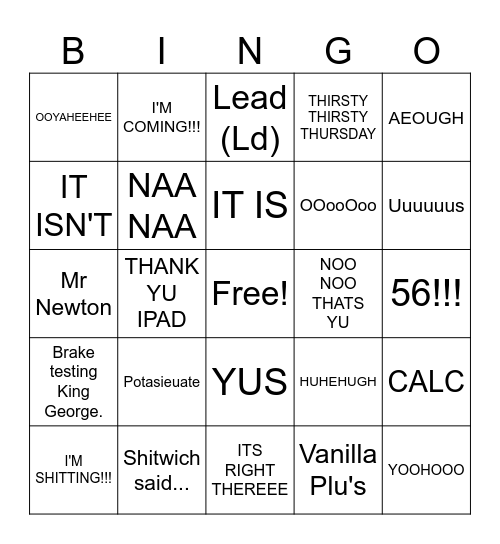 Skye & Elsie conversation bingo Card