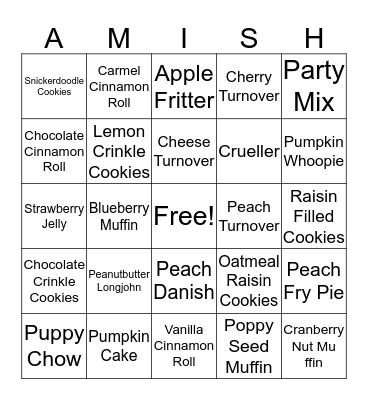 DER DUTCHMAN Bingo Card